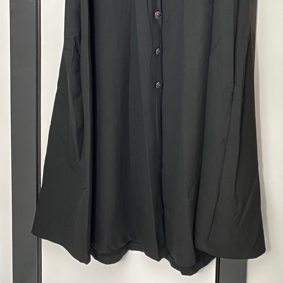 Below knee black cloak - Picture 3 of 10